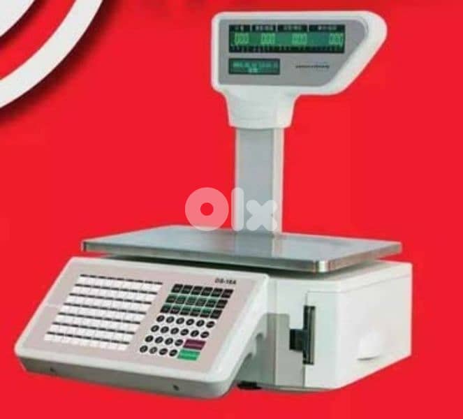عدد ٣ scale barcode printing 30kg network+usb English & Arabic 0