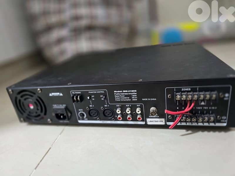 public address amplifier 4