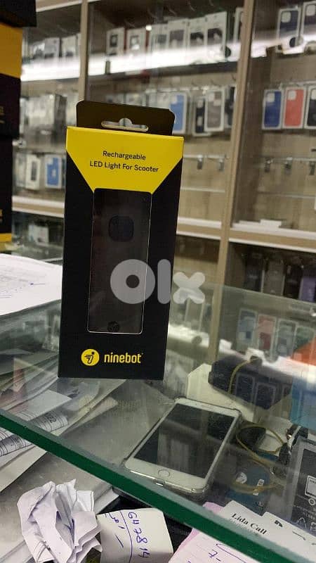 Ninebot rechargeable led light for scooter 0