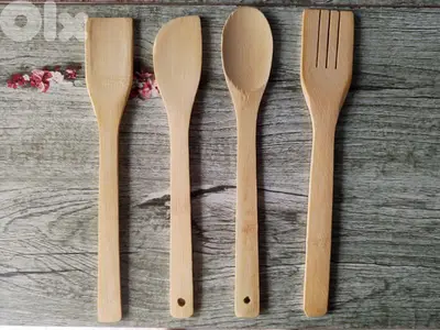 bamboo cooking spoons