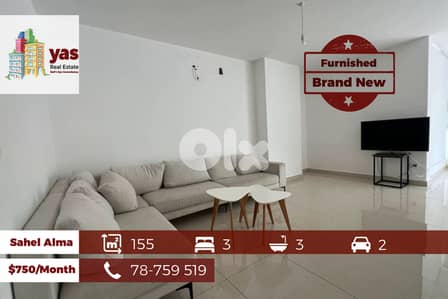 Sahel Alma 155m2 | Furnished Apartment | Rent | New | EH/IV