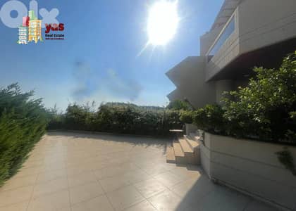 Adma 1000m2  | 300m2 Garden | Furnished Villa | Rent | Partial View|YV