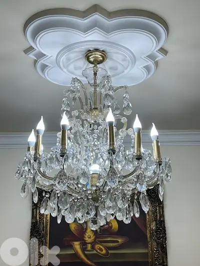 Pair of original Marie Thérèse chandeliers in excellent, like-new