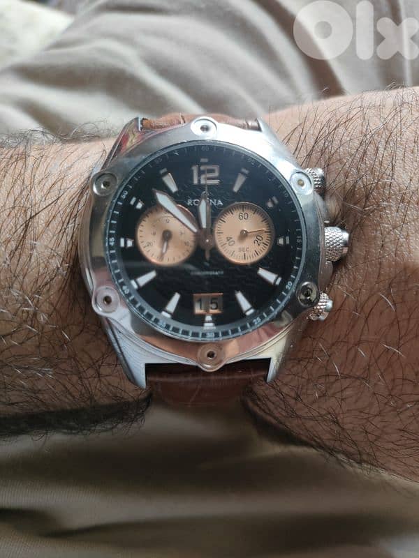 ROVINA cronograph swiss made 6