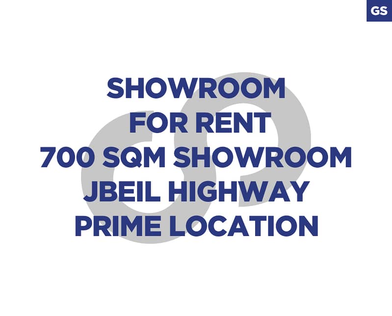 700sqm showroom Jbeil highway REF#GS125963 0