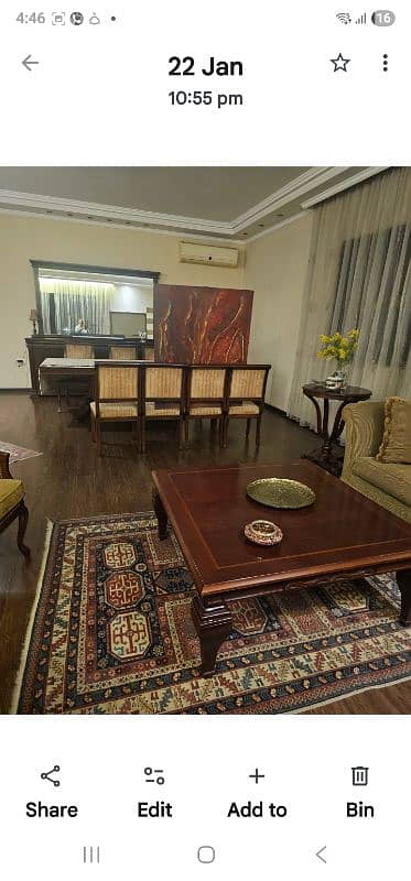 2 salons and one dining room 5