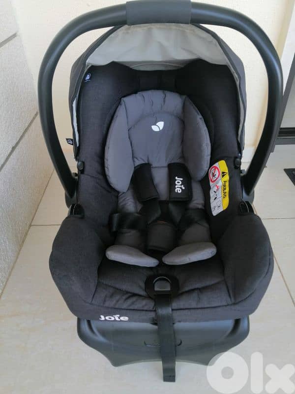 joie car seat 1st stage: birth to 15 months. birth to 13kg. with base 0