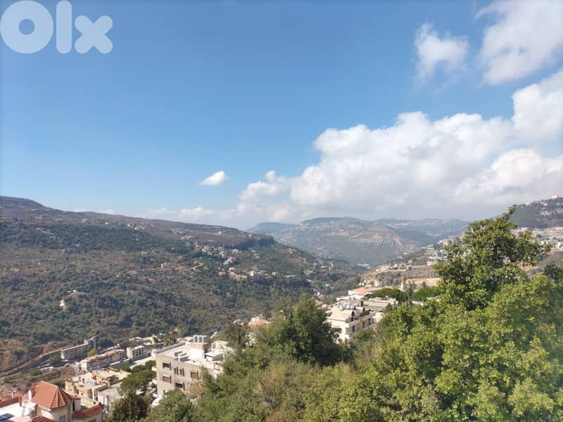 7,831 SQM Land in Bkhechtay, Aley Overlooking the Mountains 0