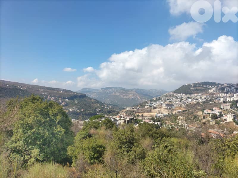 7,831 SQM Land in Bkhechtay, Aley Overlooking the Mountains 3