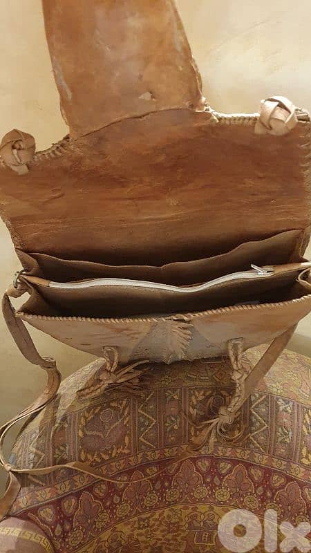 تمساح طبيعي كامل شنطة حجم اكبير 3