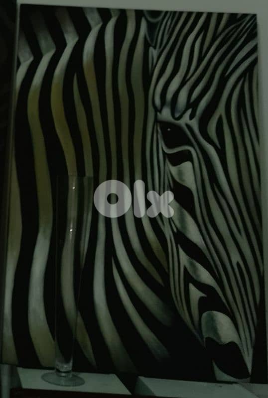zebra painting for 200 1