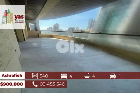 Achrafieh 340m2 | Spacious Flat | Prime Area | City View | OH |