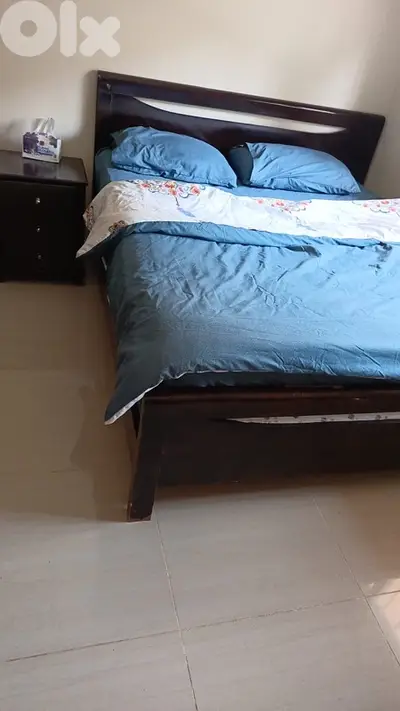 Complete Bedroom Set – Bed, Wardrobe, Dresser & Side Table