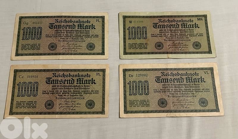 1000 Mark Reichsbanknote 1