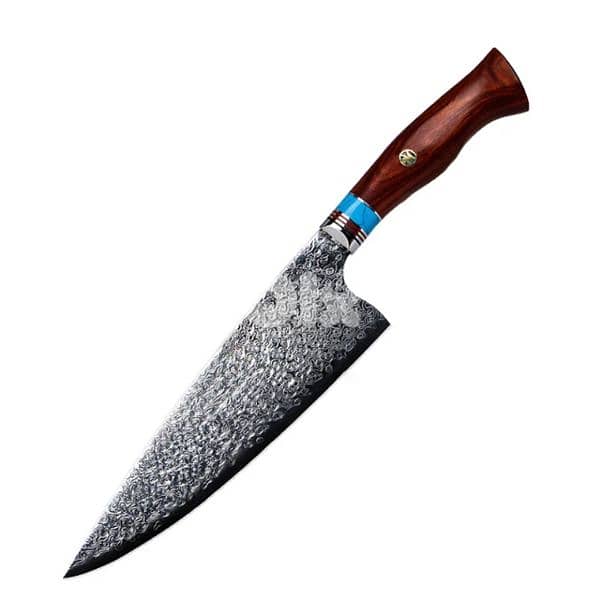 Professional Damascus chef knife sharpener sharpening stones 1