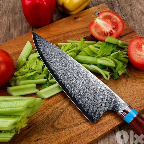 Professional Damascus chef knife sharpener sharpening stones 3
