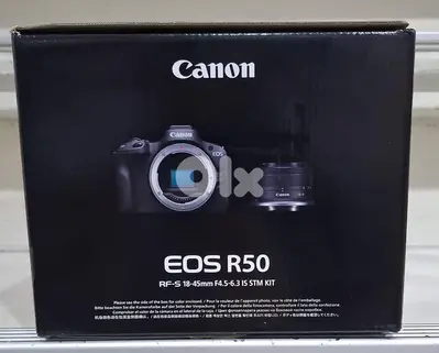 Canon camera EOS R50 RF-S 18-45mm F4.5-6.3 IS STM Kit black Exclusive