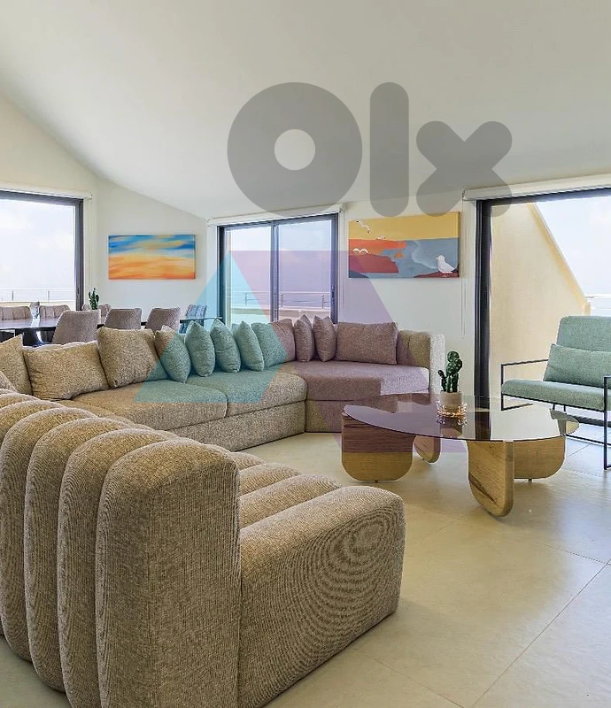2bedrooms furnished apartment+sea view 4rent in Broumana-شقة في برمانا