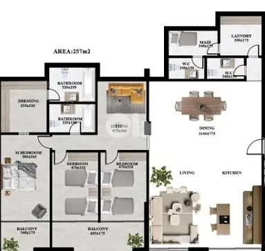 Luxurious Apartment for Sale in Hazmieh.