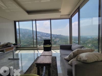 Duplex for Sale with -Terrace- Sea View In Awkar دوبلكس للبيع مع تراس