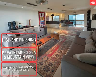 High-End Apartment, Dawhet El Huss, sea and mountain view REF#HD126099