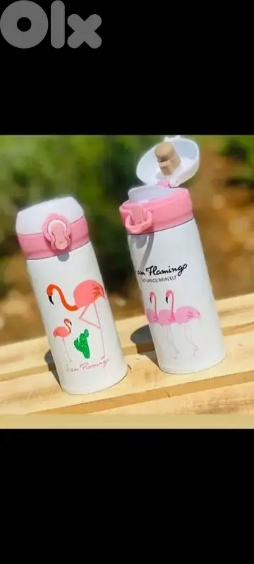 flamingo high quality thermos