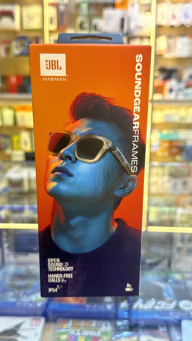 Jbl Soundgear Frames Audio Glasses -square-amber Exclusive & new offer 0