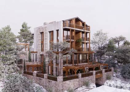 Chalet for sale in Faraya/ Under construction/ Terrace