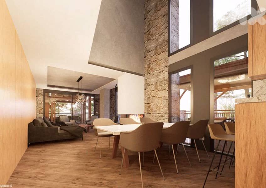 Chalet for sale in Faraya/ Under construction/ Terrace 5