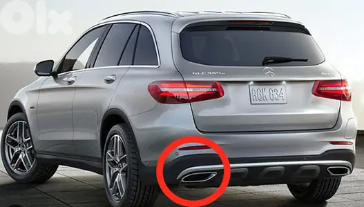 Mercedes Benz GLC 2016 Original Left Tail Pipe Ornament A0008850174