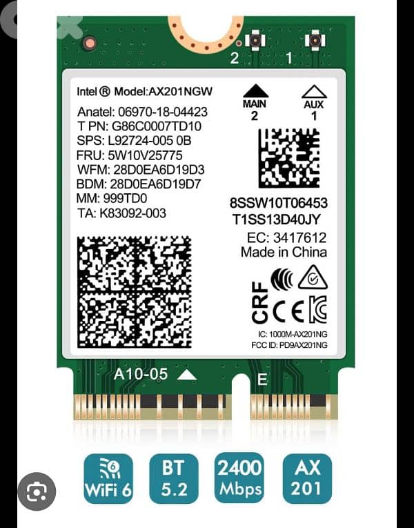 AX211 / AX201 Wi-Fi 6  for Dell/HP/Lenovo / wifi card / wifi adapter 0