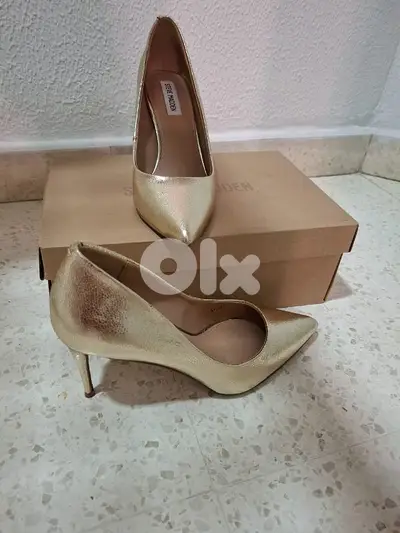 shoes gold stevemedden size 39 new