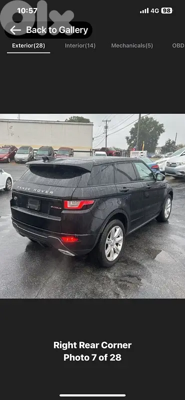 Land Rover Evoque hse dynamic 2018.  coming soon
