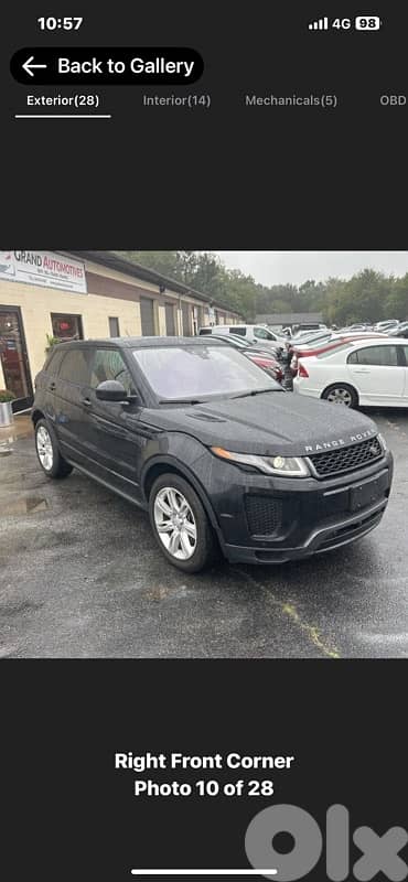 Land Rover Evoque hse dynamic 2018.  coming soon