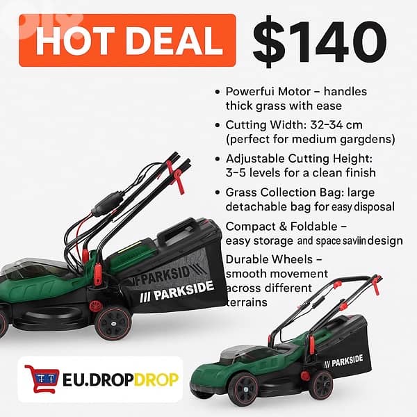 ParkSide Battery Lawnmower 4