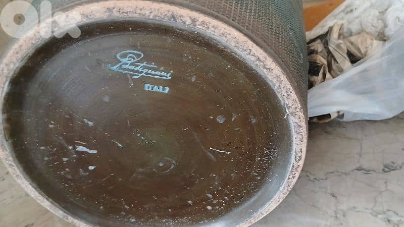 engraved ceramic vase Art Nouveau 2