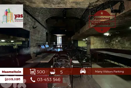 Maameltein 300m2 | NIghtclub | Active Street | Rental Investment | EH