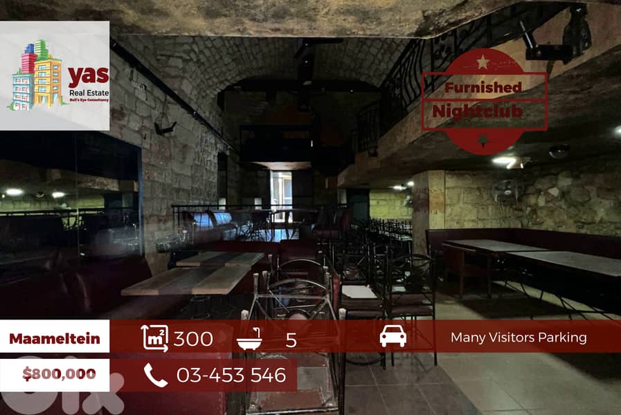 Maameltein 300m2 | NIghtclub | Active Street | Rental Investment | EH 0
