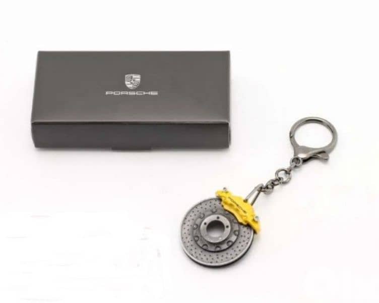 Porsche Disc Brake Rotor Key Chain 0
