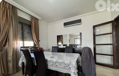FULLY FURNISHED APARTMENT FOR SALE IN MANSOURIEH, OPEN VIEW, (MA-438)