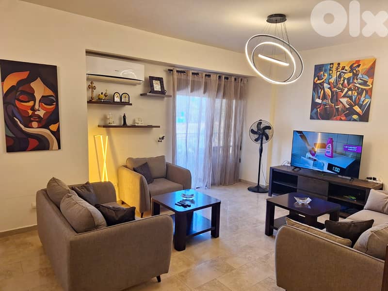 133 SQM Furnished Apartment in Bsalim/Majzoub + VIEW + 100 SQM TERRACE 0