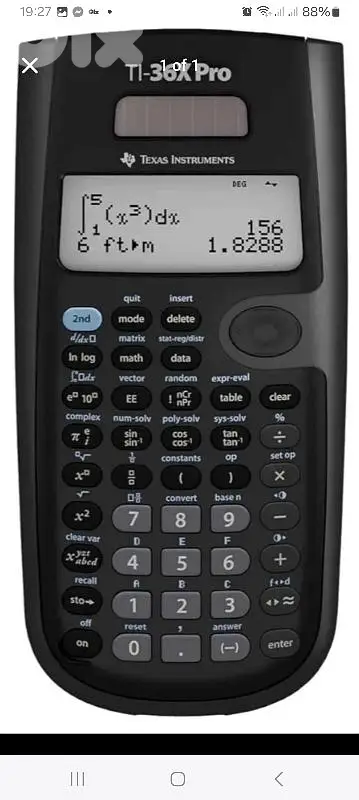 Calculator texas instuments TI-36X pro (( lebanon))