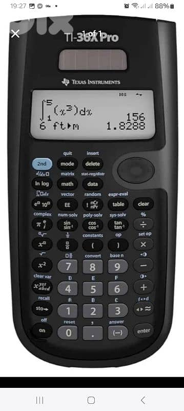 Calculator texas instuments TI-36X pro (( lebanon)) 0