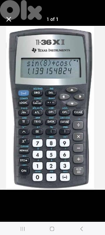 Calculator texas instuments TI-36X2 lebanon 0