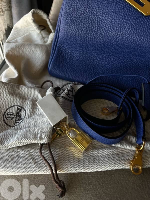 HERMES GENUINE LEATHER  Kelly bag 1