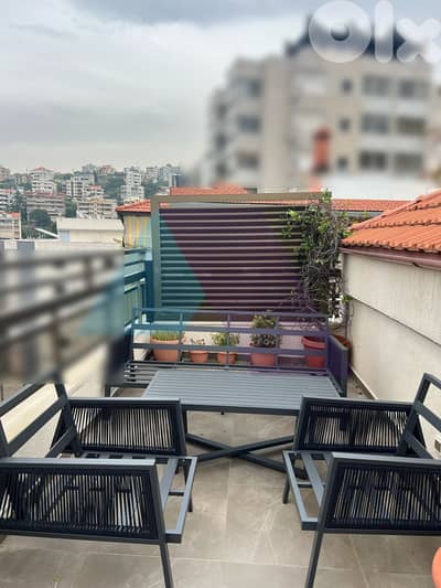 3bedrooms duplex apartment+pergola+open view 4sale in Beit El Chaar