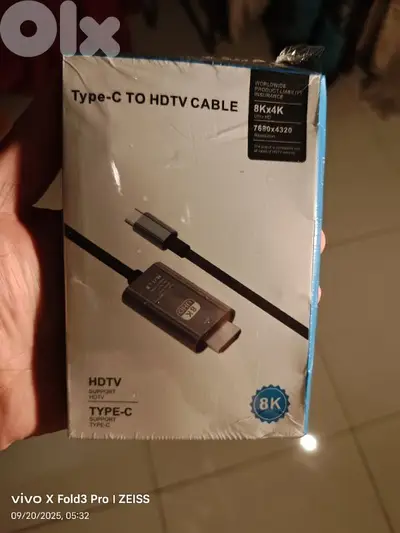 Type C to Hdmi 4k 8k support, 2 meters length