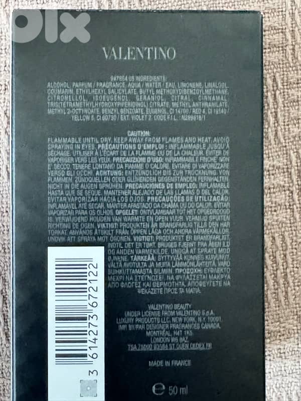 Valentino Uomo Born In Roma Men Edt 50 Ml 1
