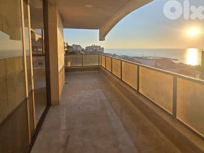 L19216 - Apartment with Sea View For Sale in Dawhit El Hoss, Naameh