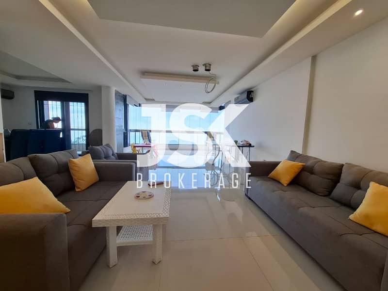 L19208 - Modern 3-Bedroom Apartment With Terrace For Sale in Halat 0